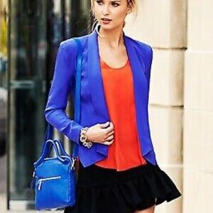 Rebecca Minkoff Resort Blue Becky Jacket Blazer